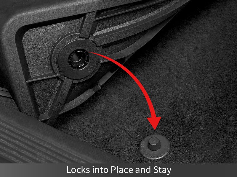 2012-2018 BMW 3 Series Floor Mats Locks