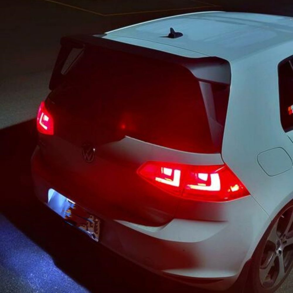 Red 7443 led turn signals for 2015 Volkswagen GTI