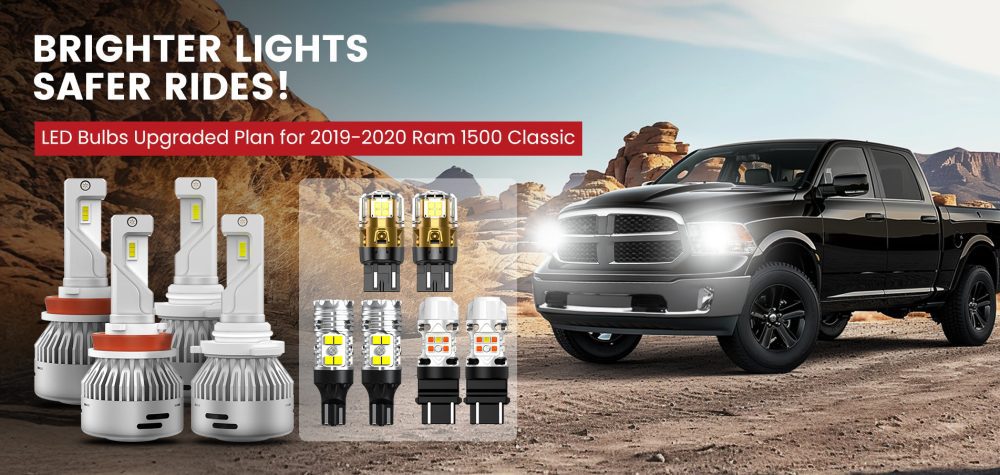 The best led bulbs replacement for 2019-2020 Ram 1500 Classic