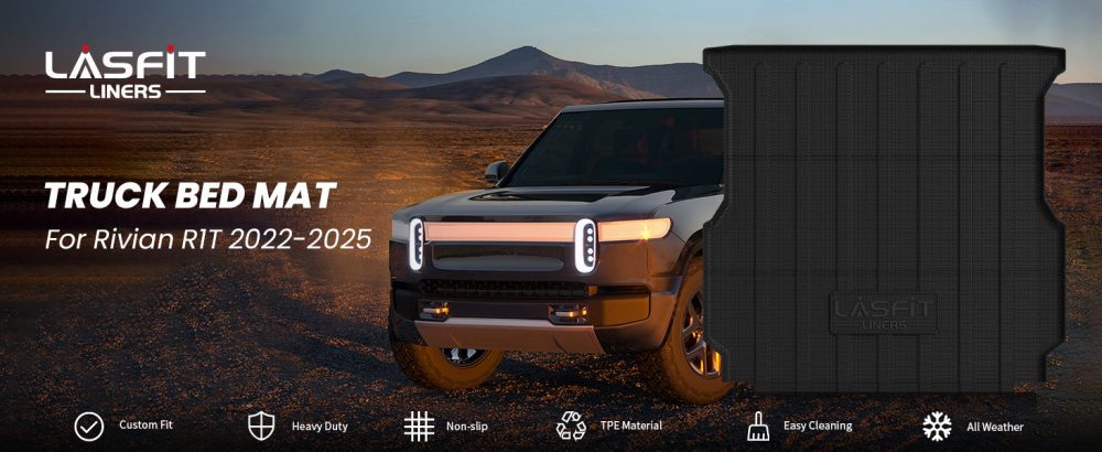 2022-2024 Rivian R1T Custom All-weather Truck Bed Mat