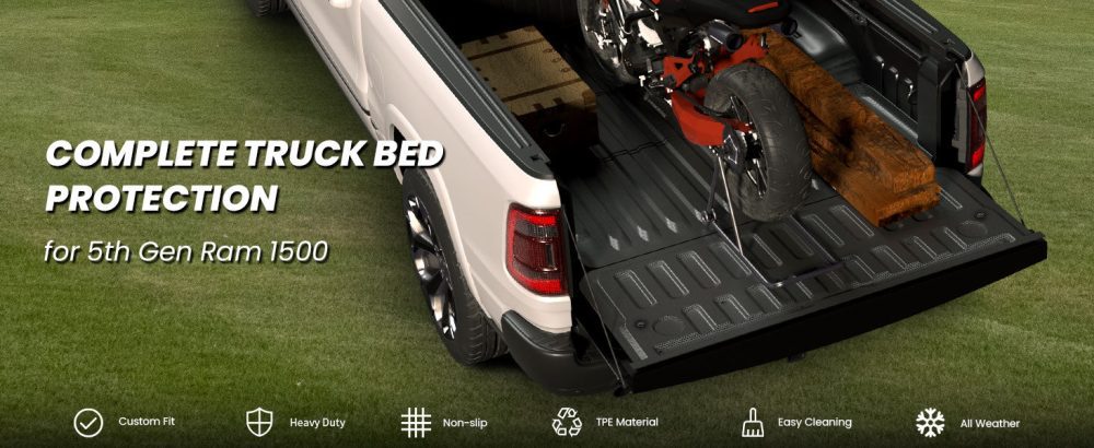 Ram 1500 bed mat and tailgate mat