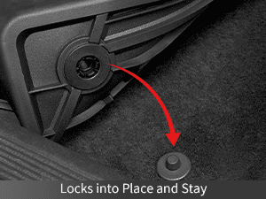 BMW X3 2018-2024 Floor Mats Locks