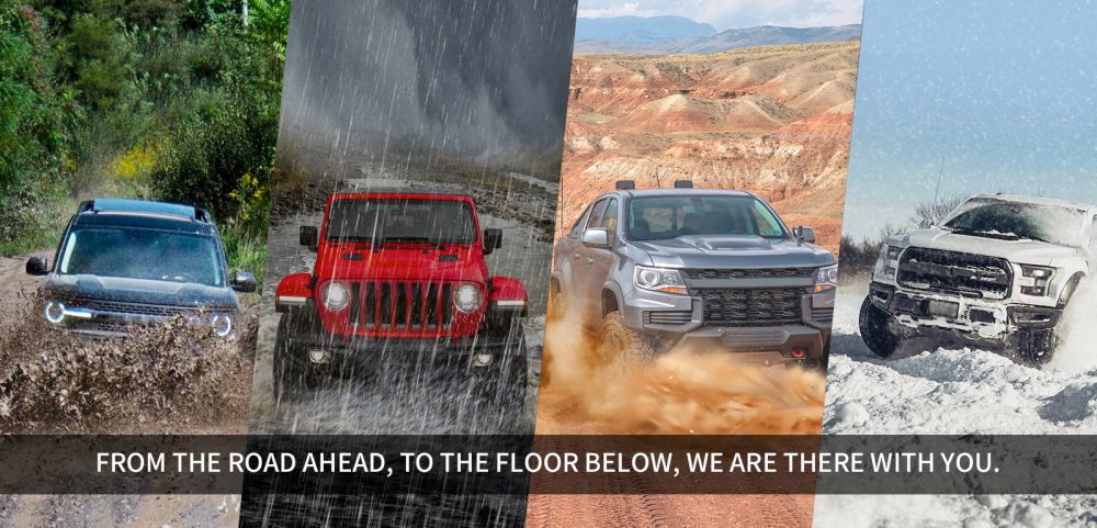 Bottom Banner ALL WEATHER FLOOR MATS For Lasfit off road