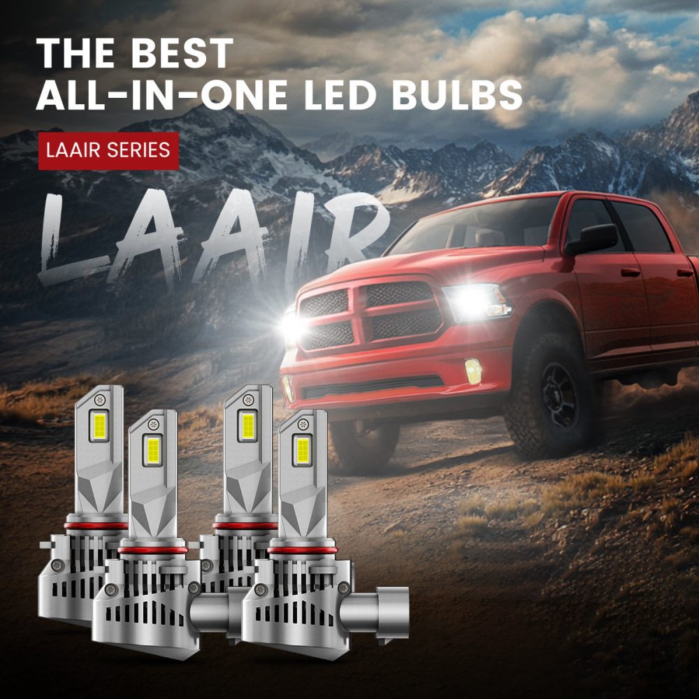 Lasfit LAair 9006 9005 LED headlight bulbs