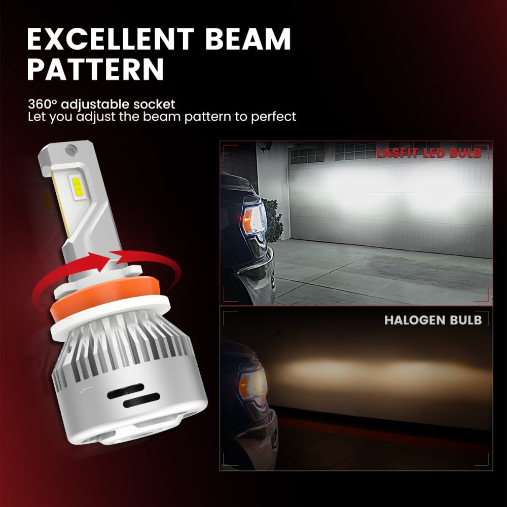 2019-2020 Ram 1500 Classic H11 9005 led bulbs perfect beam pattern