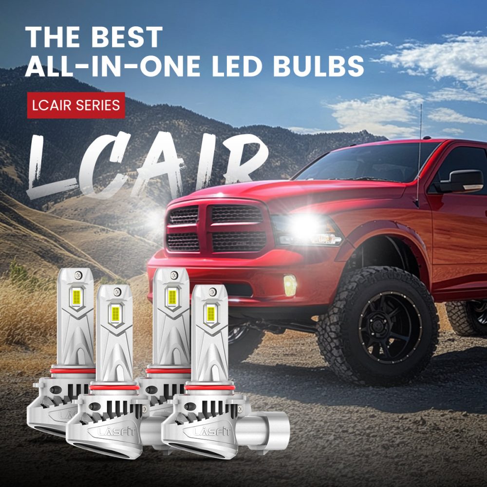 Lasfit LCair 9006 9005 LED headlight bulbs