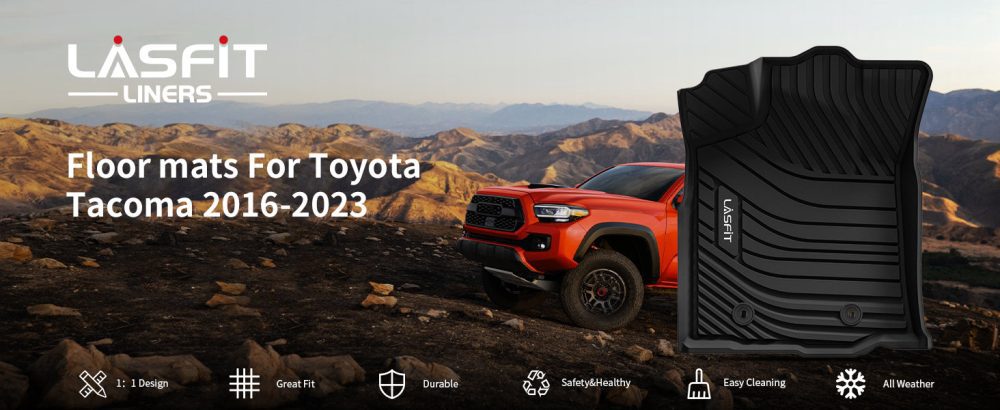 Toyota Tacoma 2018-2023 All-weather Custom Floor Mats