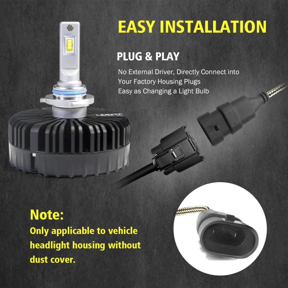 installation guide for 100w 9005 led bulb