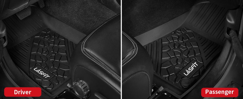 Custom fit floor mats for Jeep Wrangler JL