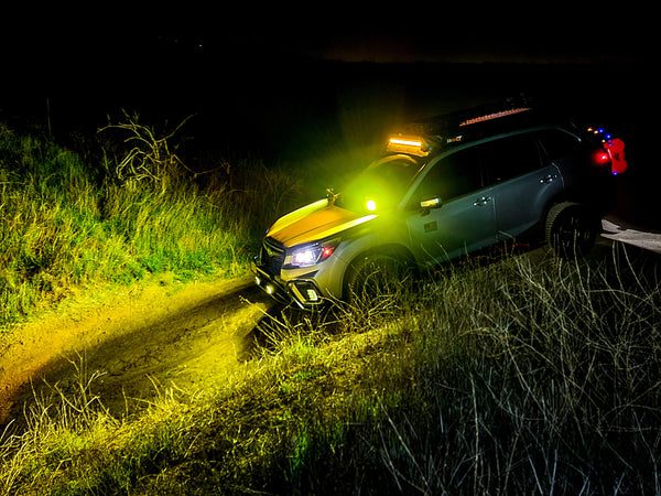 lasfit 42 inch amber light bar on 2019 Subaru Forestor