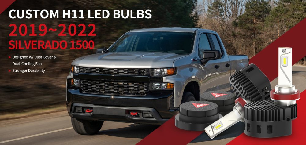 Chevy Silverado 1500 LED headlights