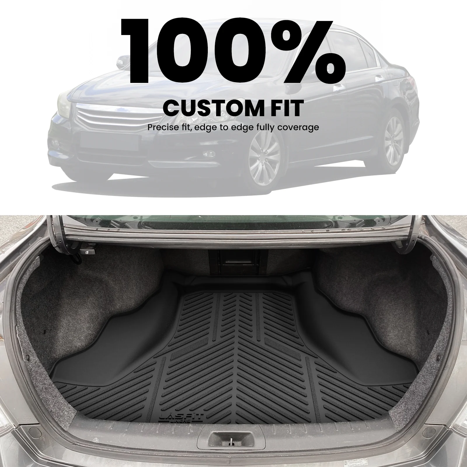 Fit for 2008-2012 Honda Accord 1st & 2nd Row Floor Mats or Cargo Mat, Only fit Sedan not fit Coupe - Image 22