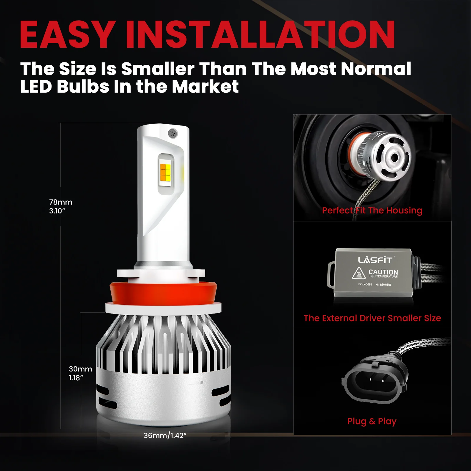 Fit for 2009-2021 Nissan Frontier LED Bulbs Upgrade | Tested and Verified - Image 15