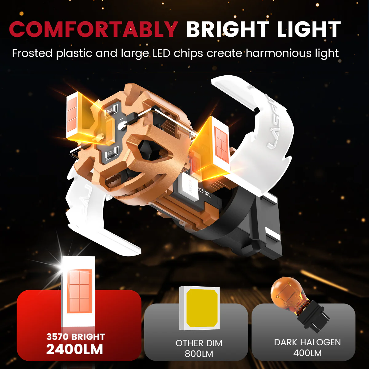 Fit for 2011-2015 Chevrolet Cruze H13 LED Bulbs Exterior Interior Lights - Image 51