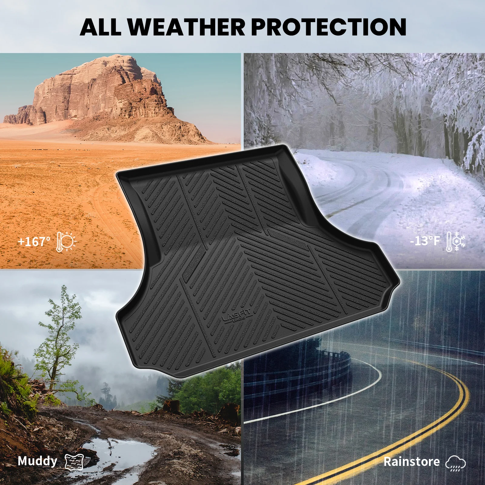 Fit for 2011-2023 Dodge Charger Floor Mats or Cargo Mat（Cargo Without Subwoofer） - Image 17