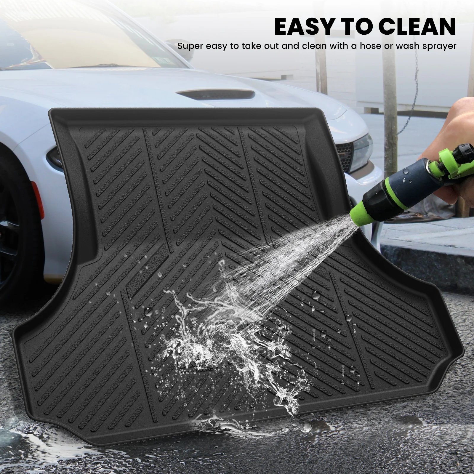 Fit for 2011-2023 Dodge Charger Floor Mats or Cargo Mat（Cargo Without Subwoofer） - Image 25