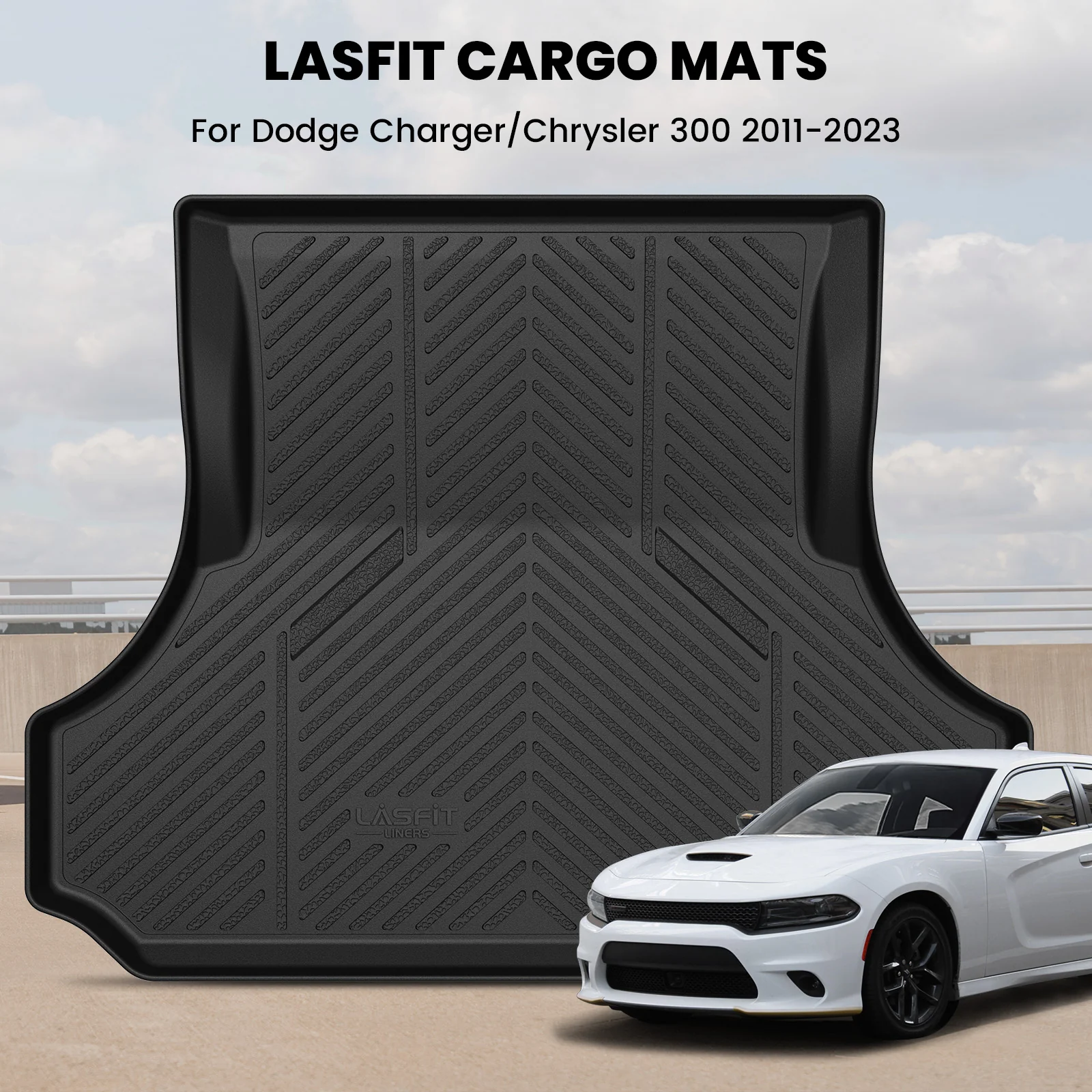 Fit for 2011-2023 Dodge Charger Floor Mats or Cargo Mat（Cargo Without Subwoofer） - Image 23