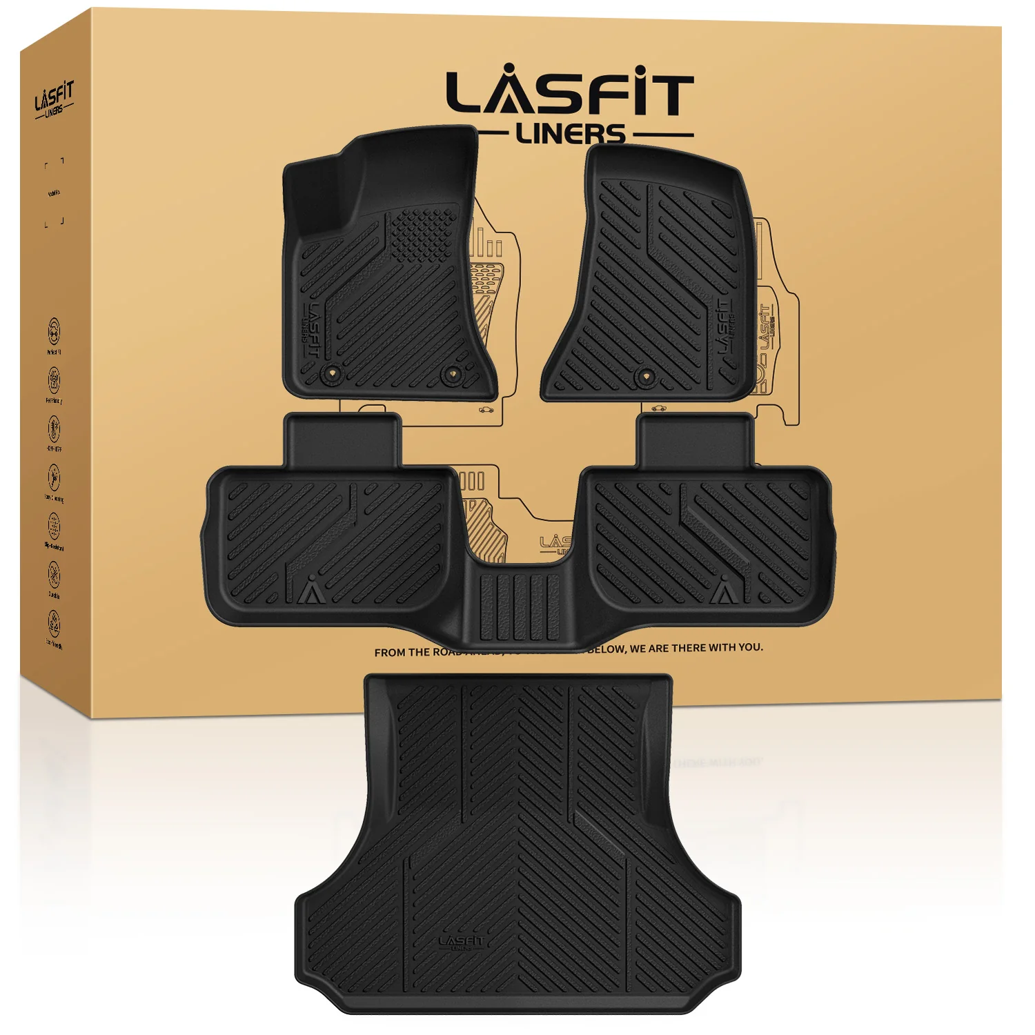 Fit for 2011-2023 Dodge Charger Floor Mats or Cargo Mat（Cargo Without Subwoofer） - Image 15
