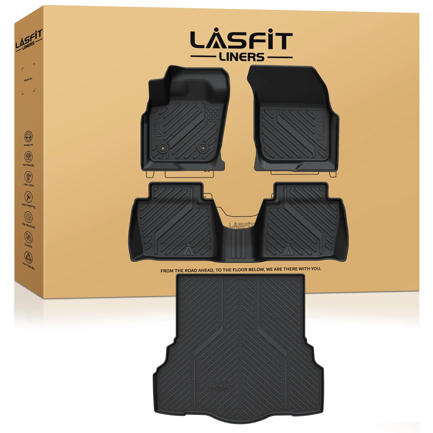Fit for 2013-2016 Ford Fusion Floor Mats or Cargo Mat, Fit Gasoline Only - Image 9