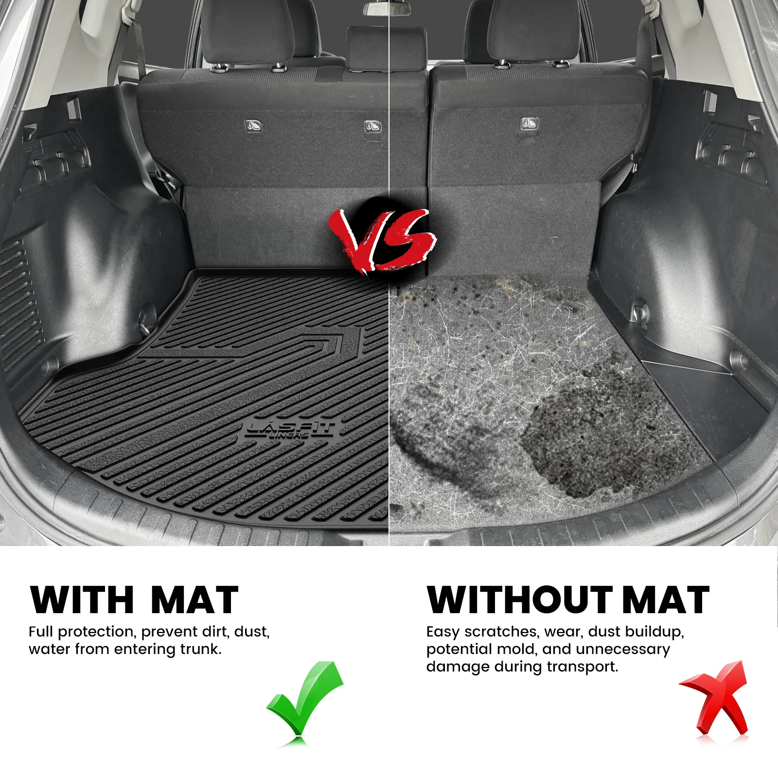 Fit for 2013-2018 Toyota RAV4 Floor Mats or Cargo Mat, Fit Gas Only - Image 23