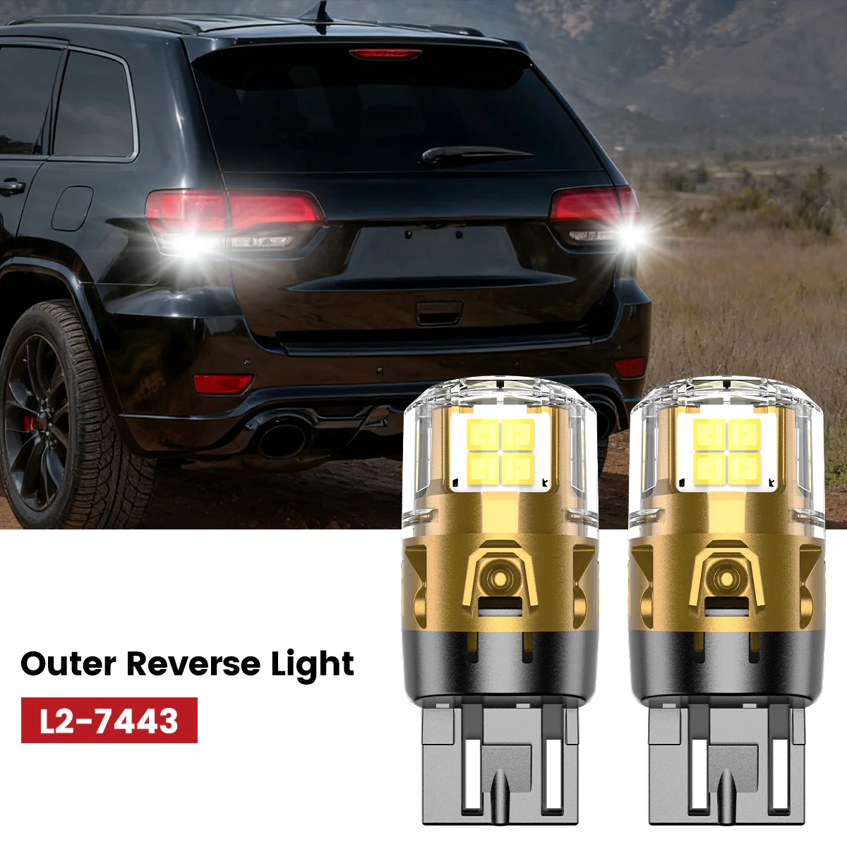 Fit for 2014-2016 Jeep Grand Cherokee LED Bulbs Upgrade | Tested and Verified - Image 33