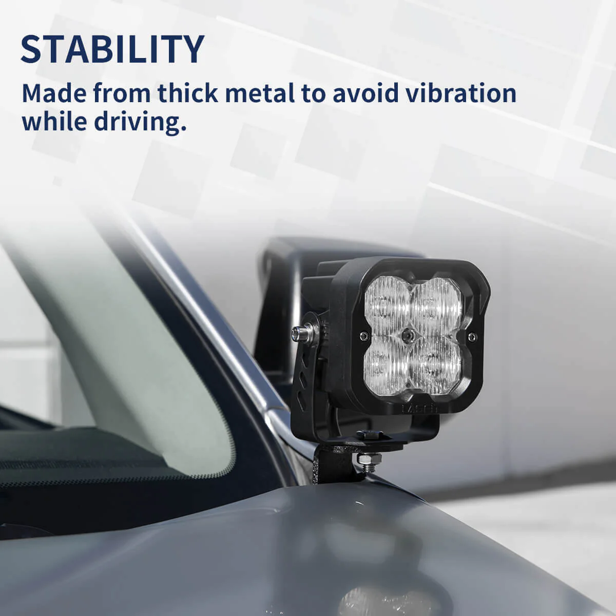Fit For 2014-2018 Chevrolet Silverado 1500 Low Profile Ditch Light Brackets | LASFIT - Image 5