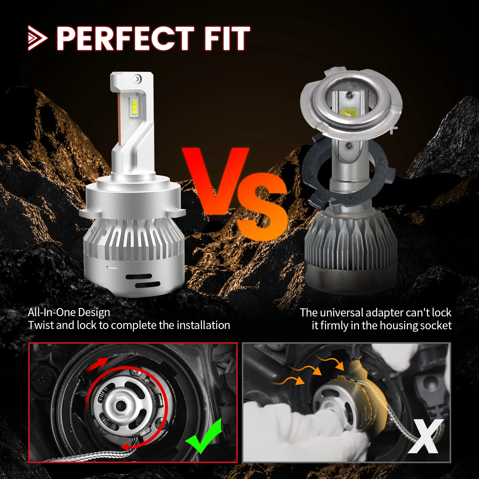 Fit for 2014-2018 Kia Sorento Custom H7 LED Bulbs Exterior Interior Lights - Image 6