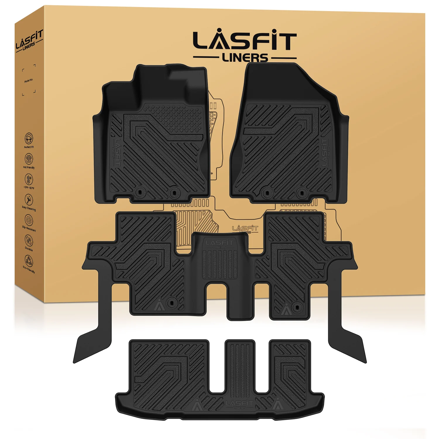 Fit for 2014-2021 Infiniti QX60 Floor Mats or Cargo Mat & Seatback Mat - Image 9