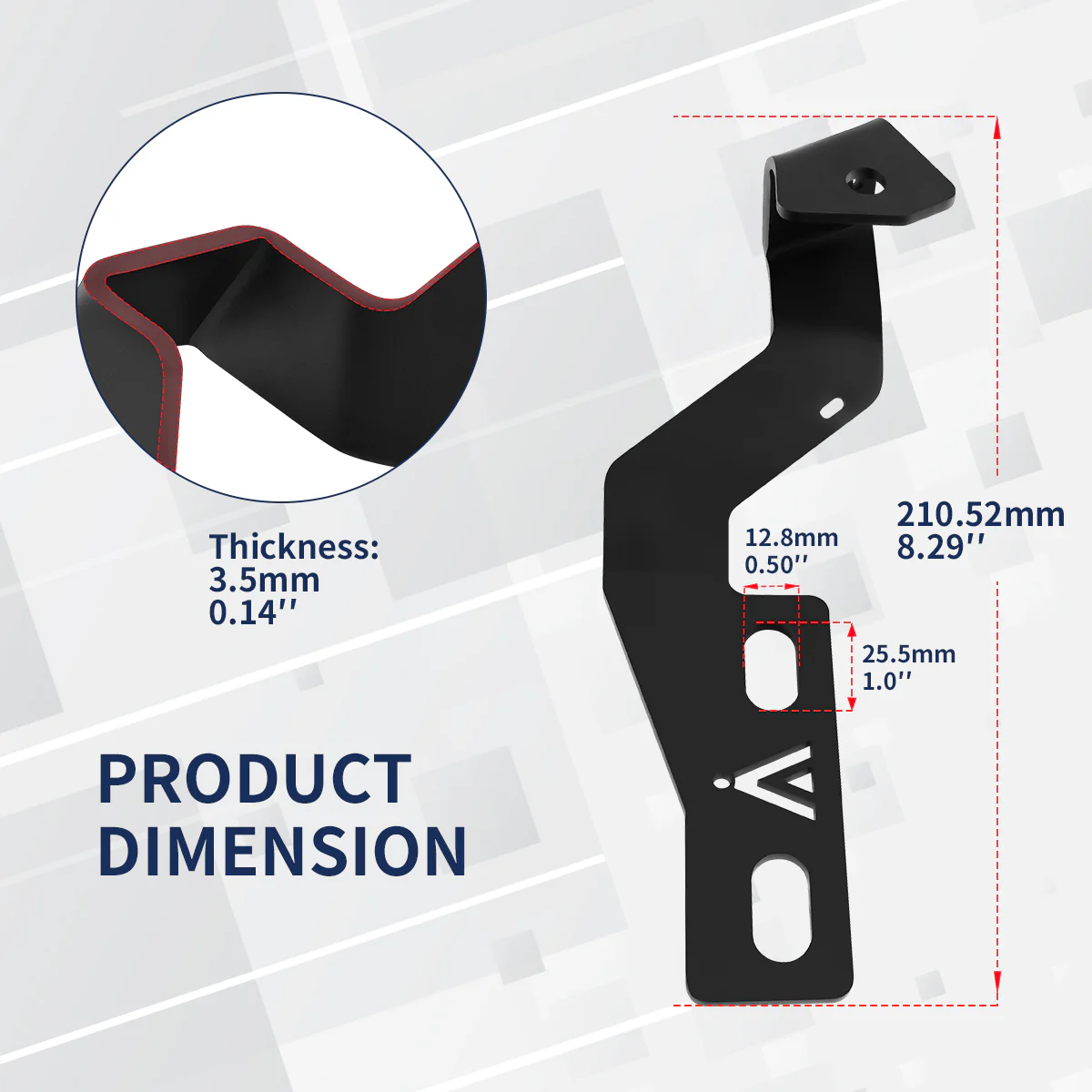 Fit For 2014-2021 Toyota Tundra Low Profile Ditch Light Brackets | LASFIT - Image 2