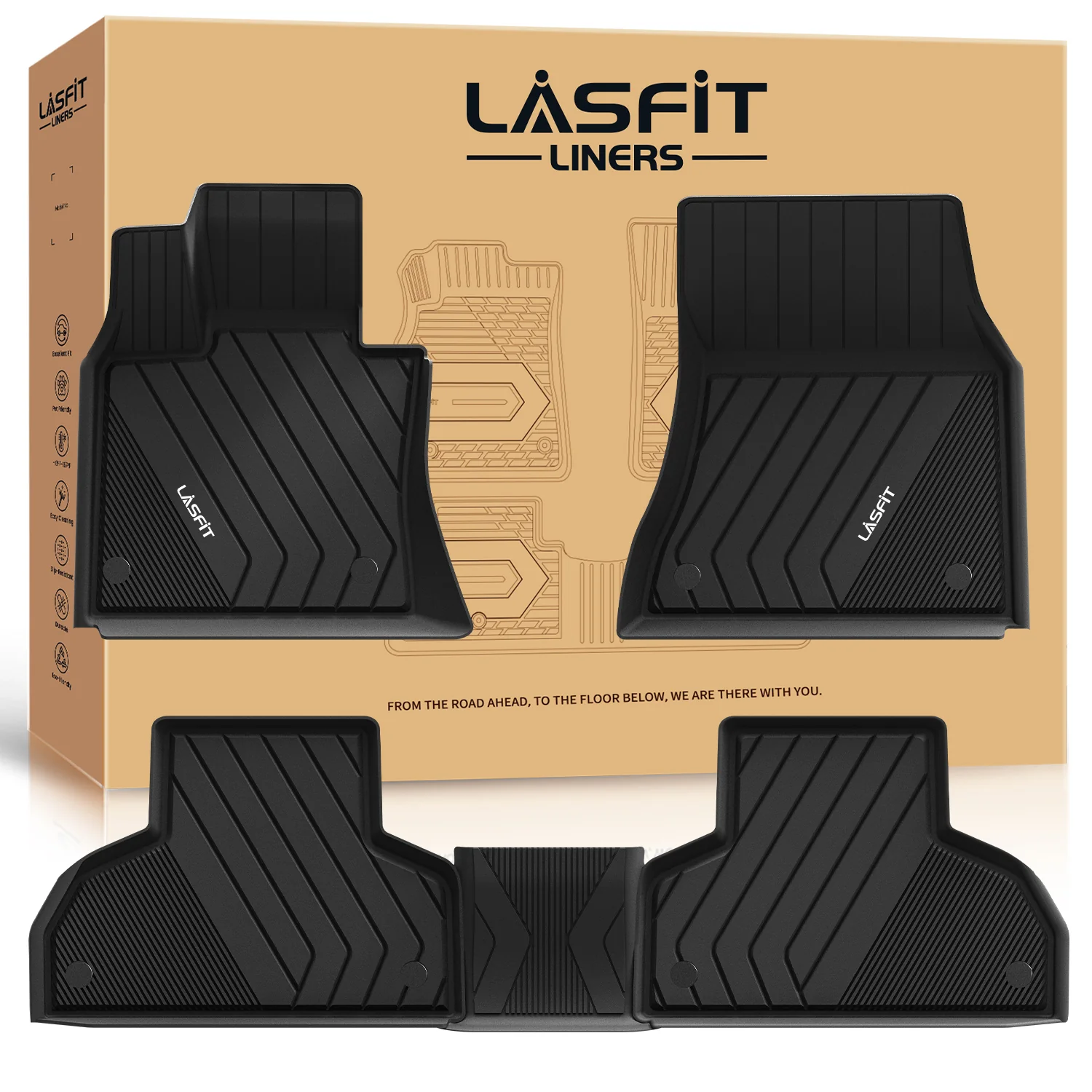Fit for 2015-2019 BMW X6 Floor Mats - Image 10
