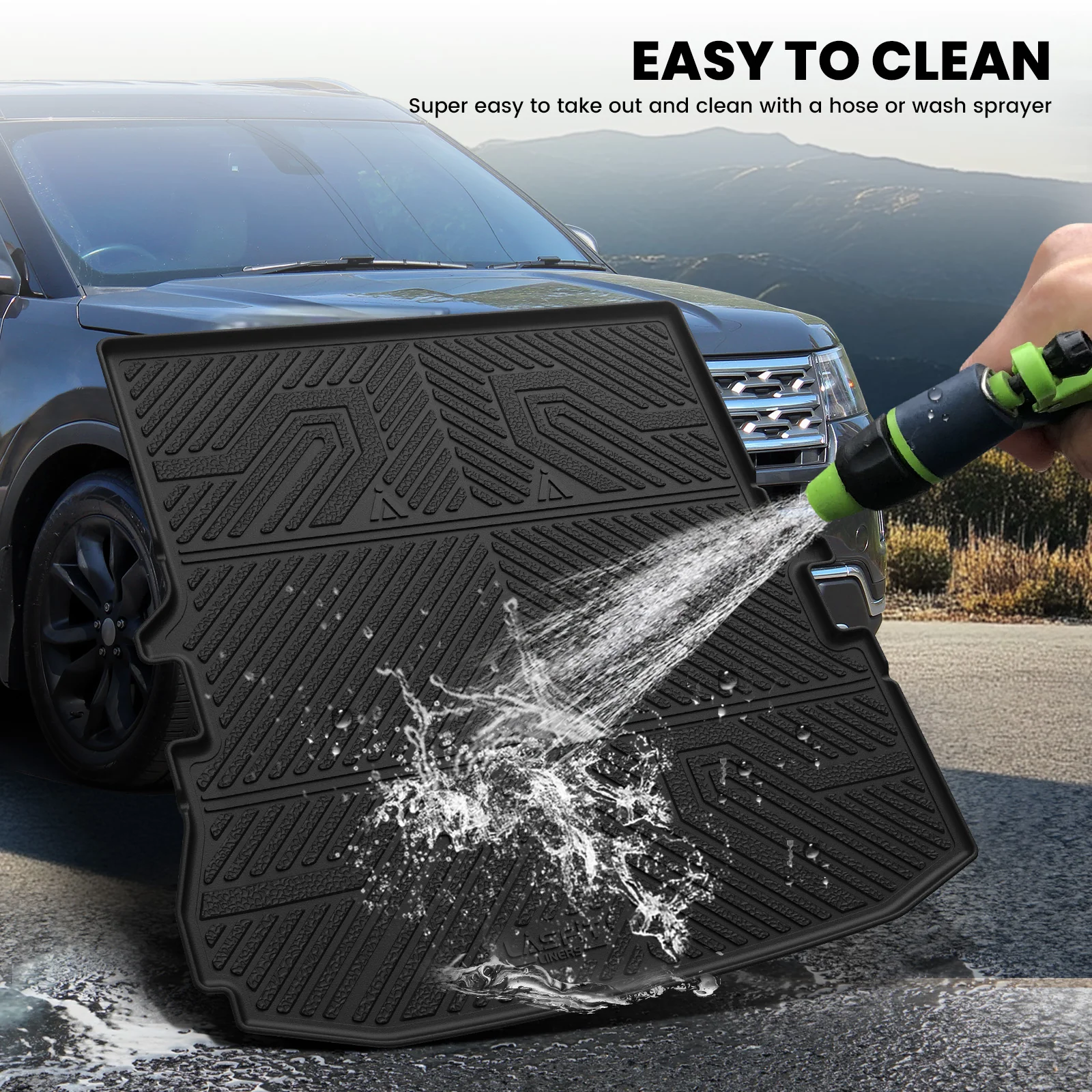 Fit for 2015-2019 Ford Explorer Floor Mats or Cargo & Seatback Mats - Image 14