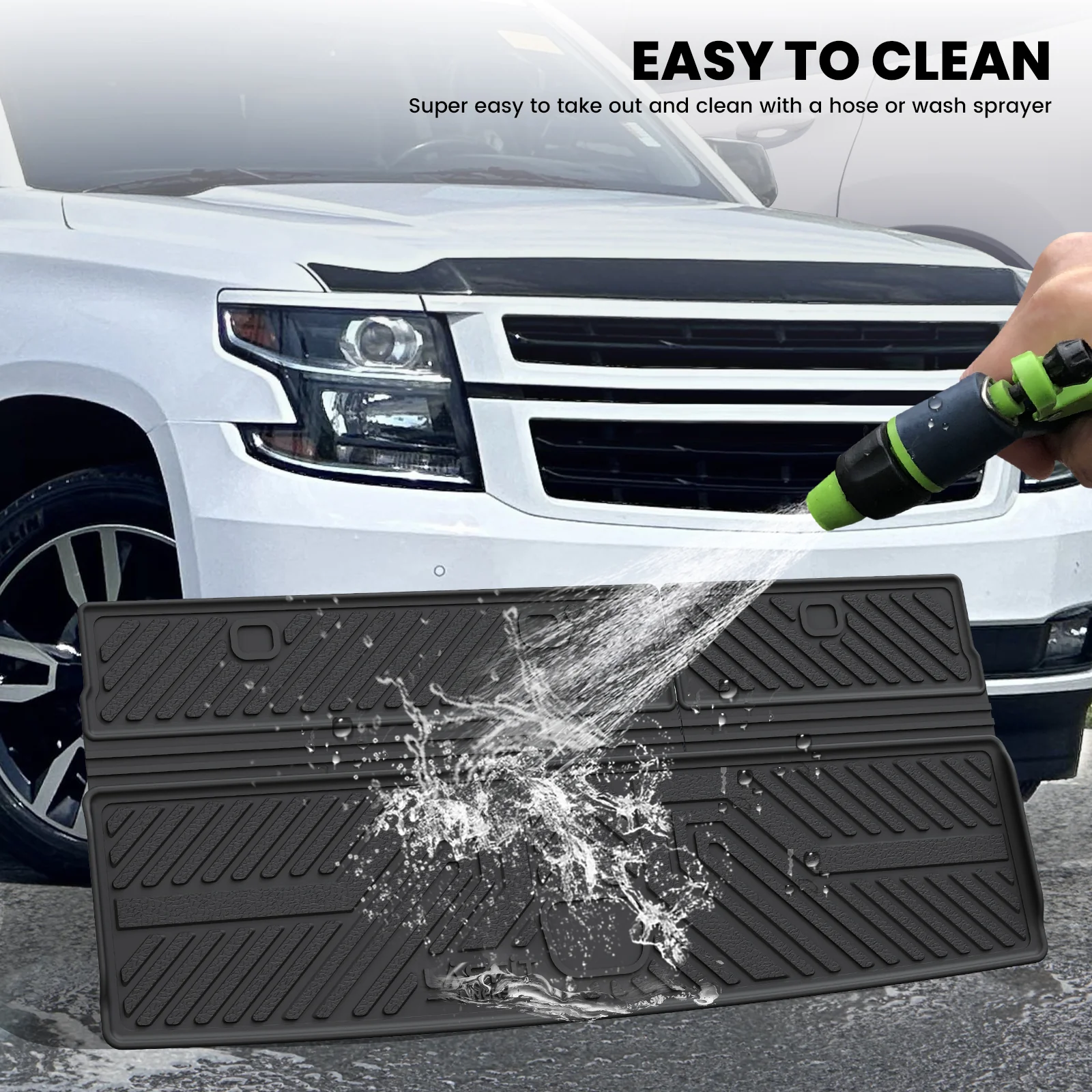 Fit for 2015-2020 GMC Yukon Floor Mats & Seatback & Cargo Mat - Image 18
