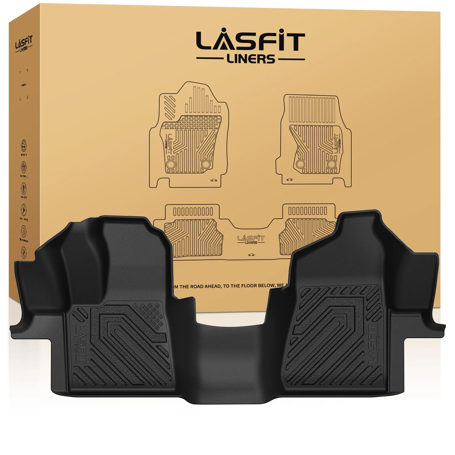Fit for 2015-2021 Ford Transit Floor Mats 1st Row, Fit Vinyl Floor Only - Image 8