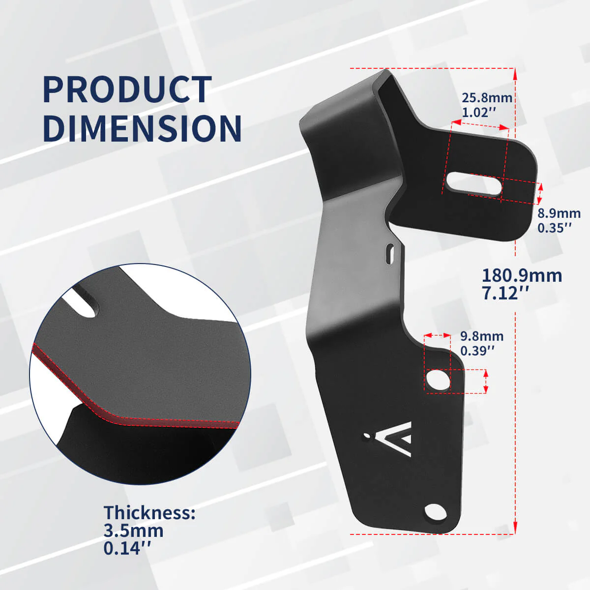 Fit For 2015-2021 Subaru WRX/STI Low Profile Ditch Light Brackets | LASFIT - Image 2