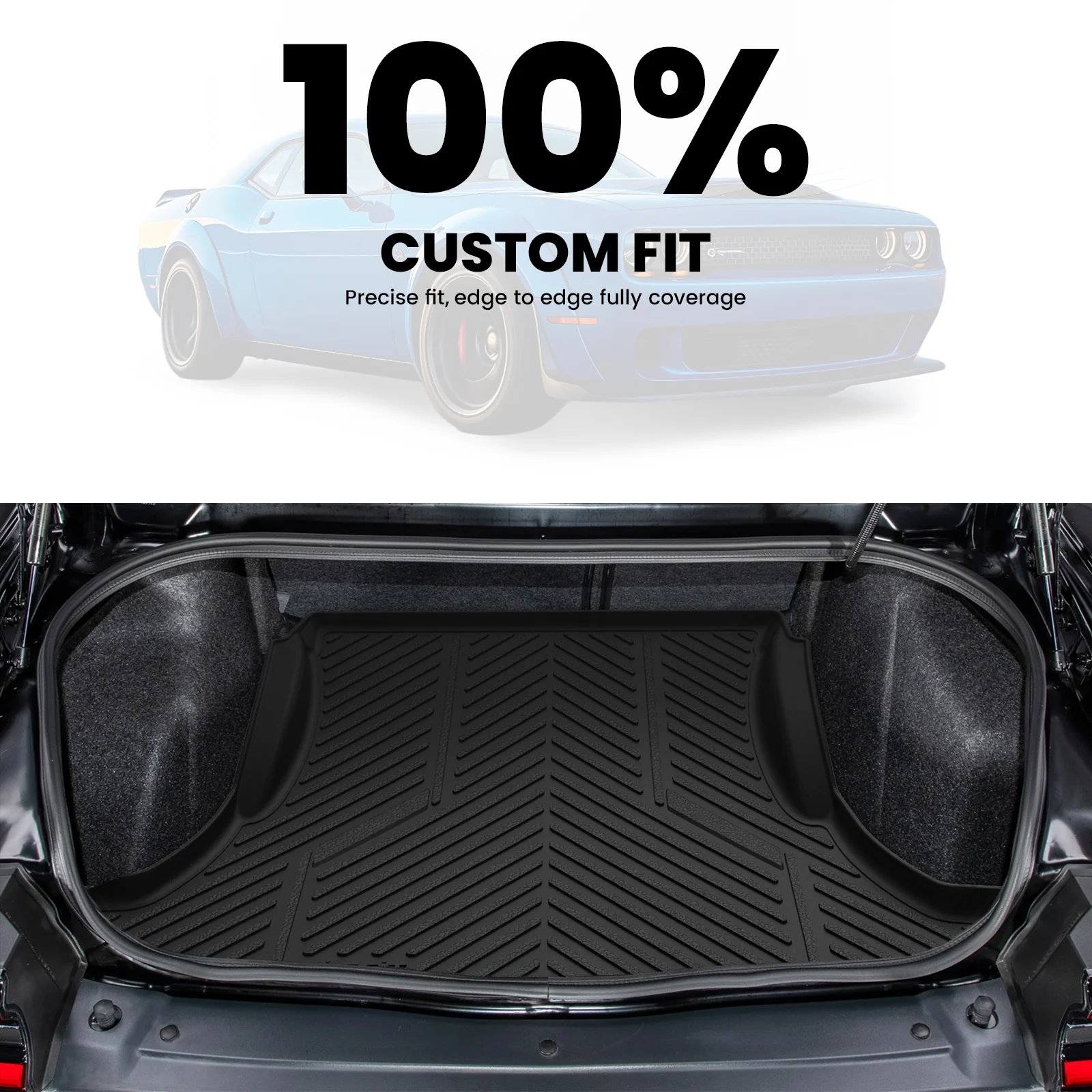 Fit for 2015-2023 Dodge Challenger Floor Mats or Cargo Mat - Image 12