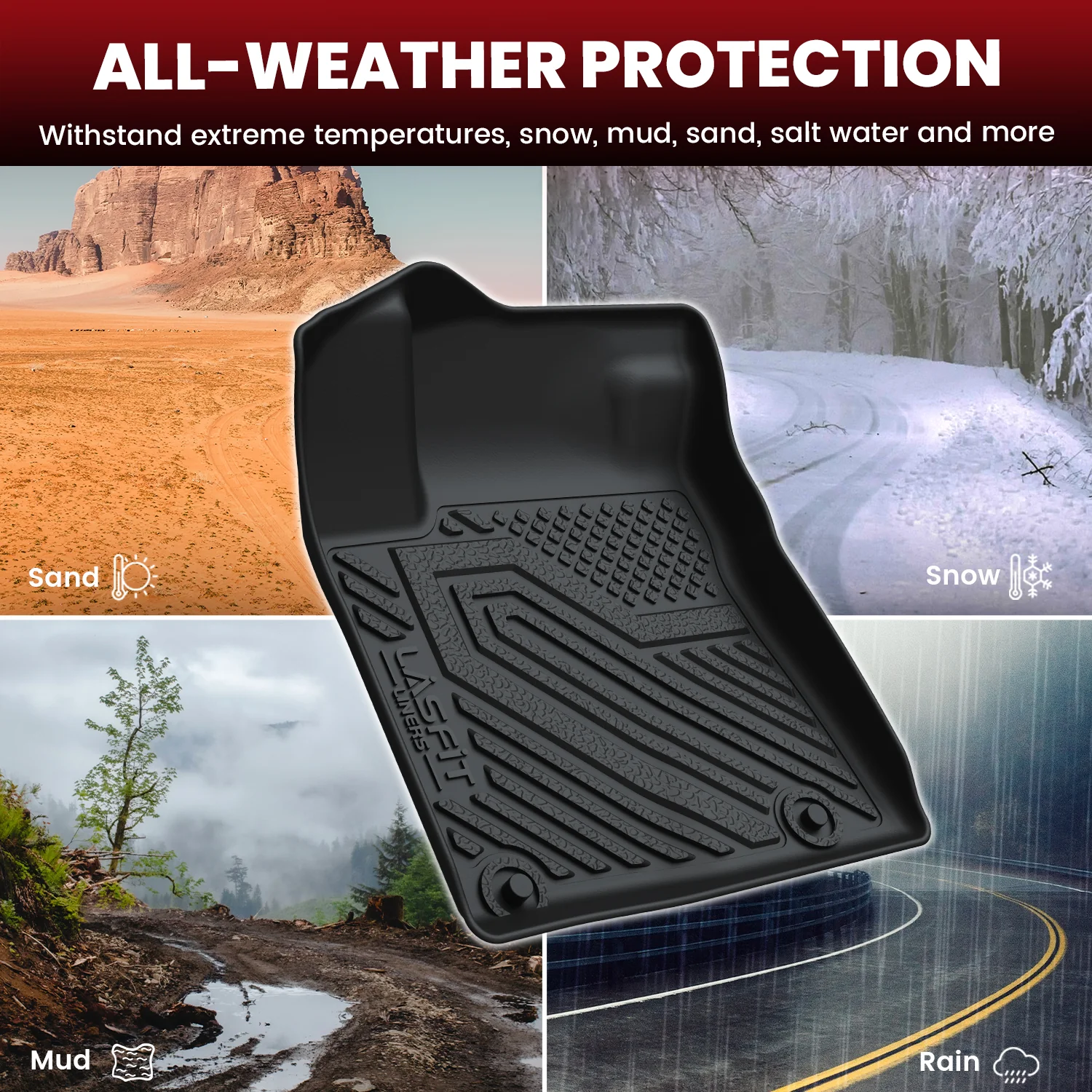 Fit for 2015-2024 Nissan Murano Floor Mats & Cargo Mat - Image 5