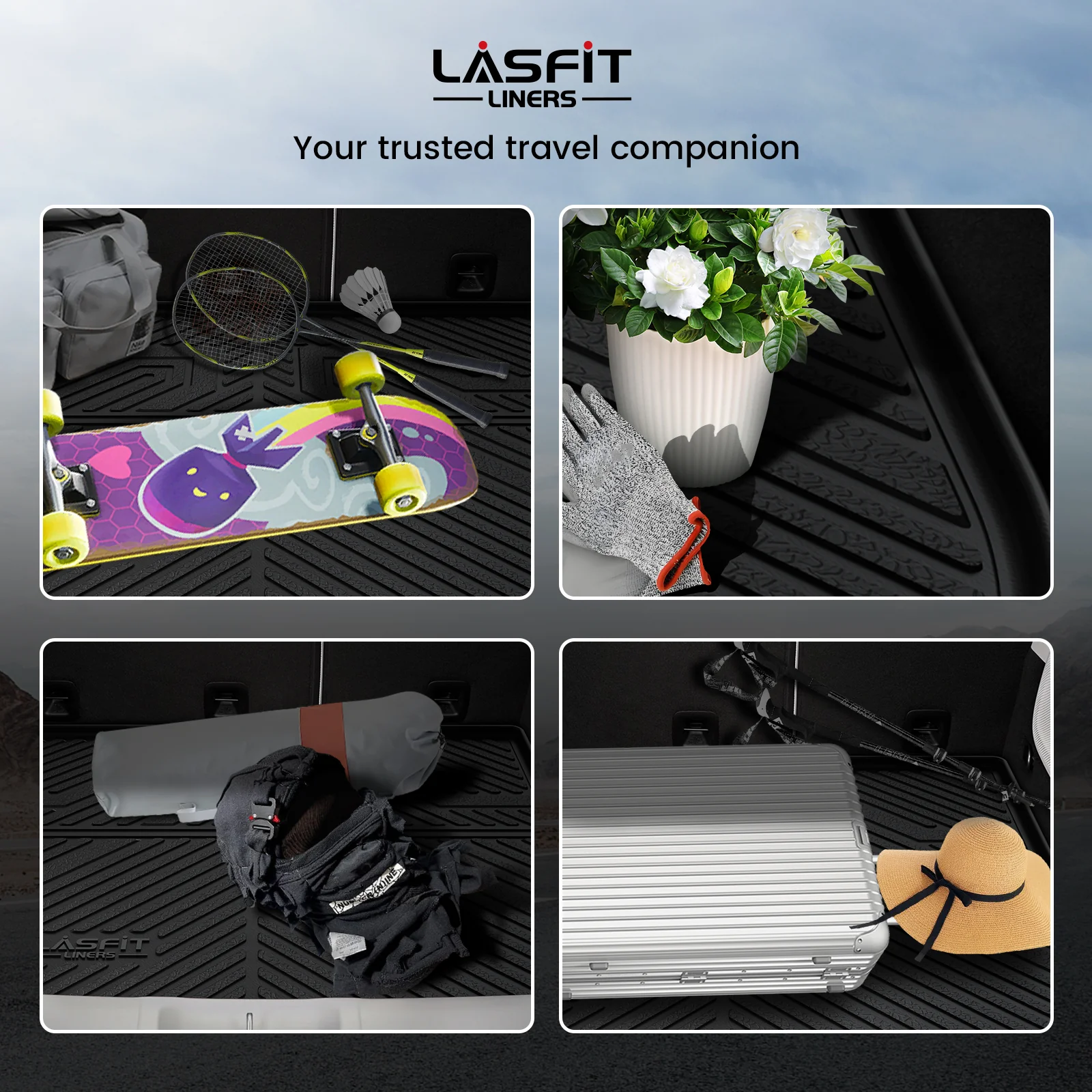 Fit for 2015 Jeep Cherokee Floor Mats, Fit Non-raised Dead Pedal ONLY - Image 16