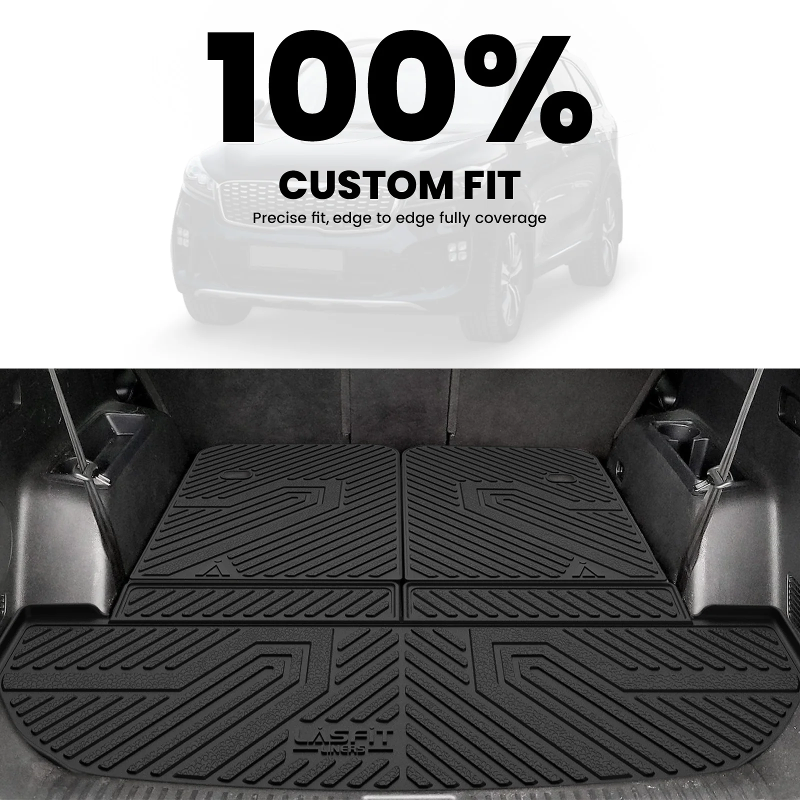 Fit for 2016-2020 Kia Sorento Floor Mats or Seatback & Cargo Mats, Fit 7 Seats Only - Image 12