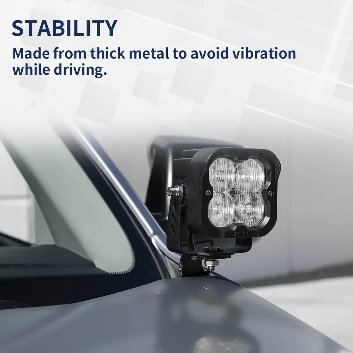 Fit For 2016-2023 Toyota Tacoma Low Profile Ditch Light Brackets | LASFIT - Image 5