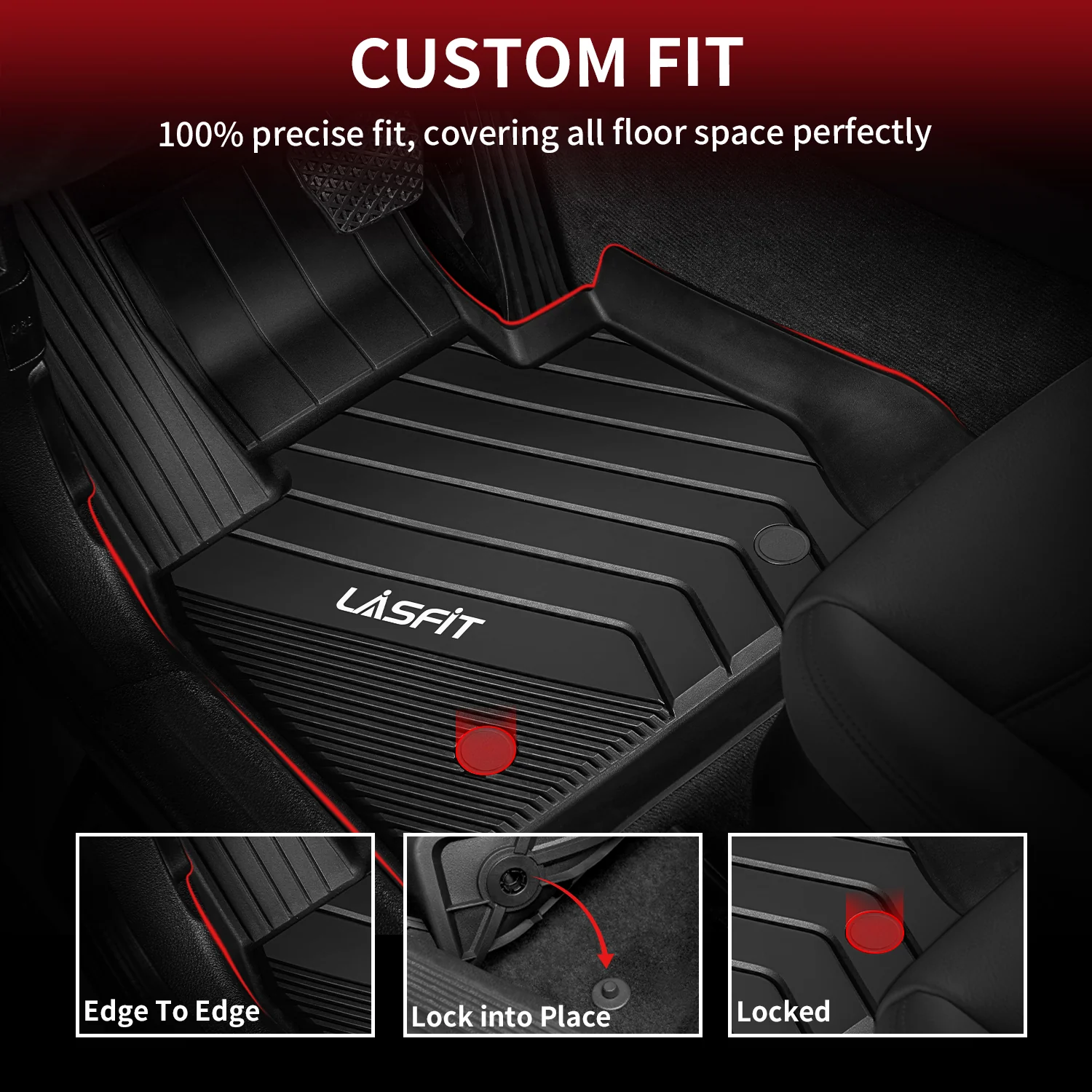Fit for 2017-2023 BMW 5 Series Floor Mats or Cargo Mat, for 530i 540i 540d m550i, Not Fit GT - Image 3