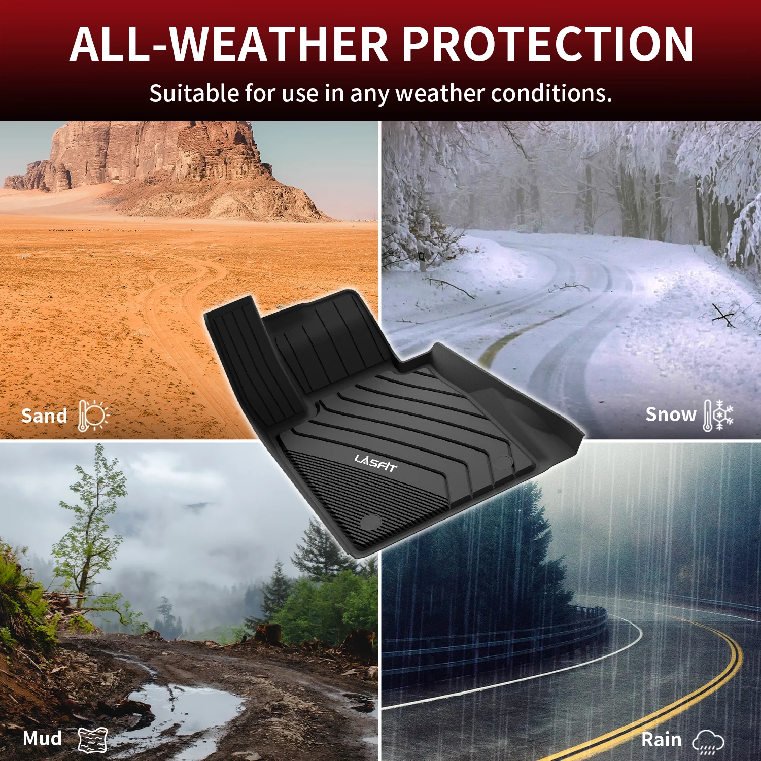 Fit for 2017-2023 BMW 5 Series Floor Mats or Cargo Mat, for 530i 540i 540d m550i, Not Fit GT - Image 5