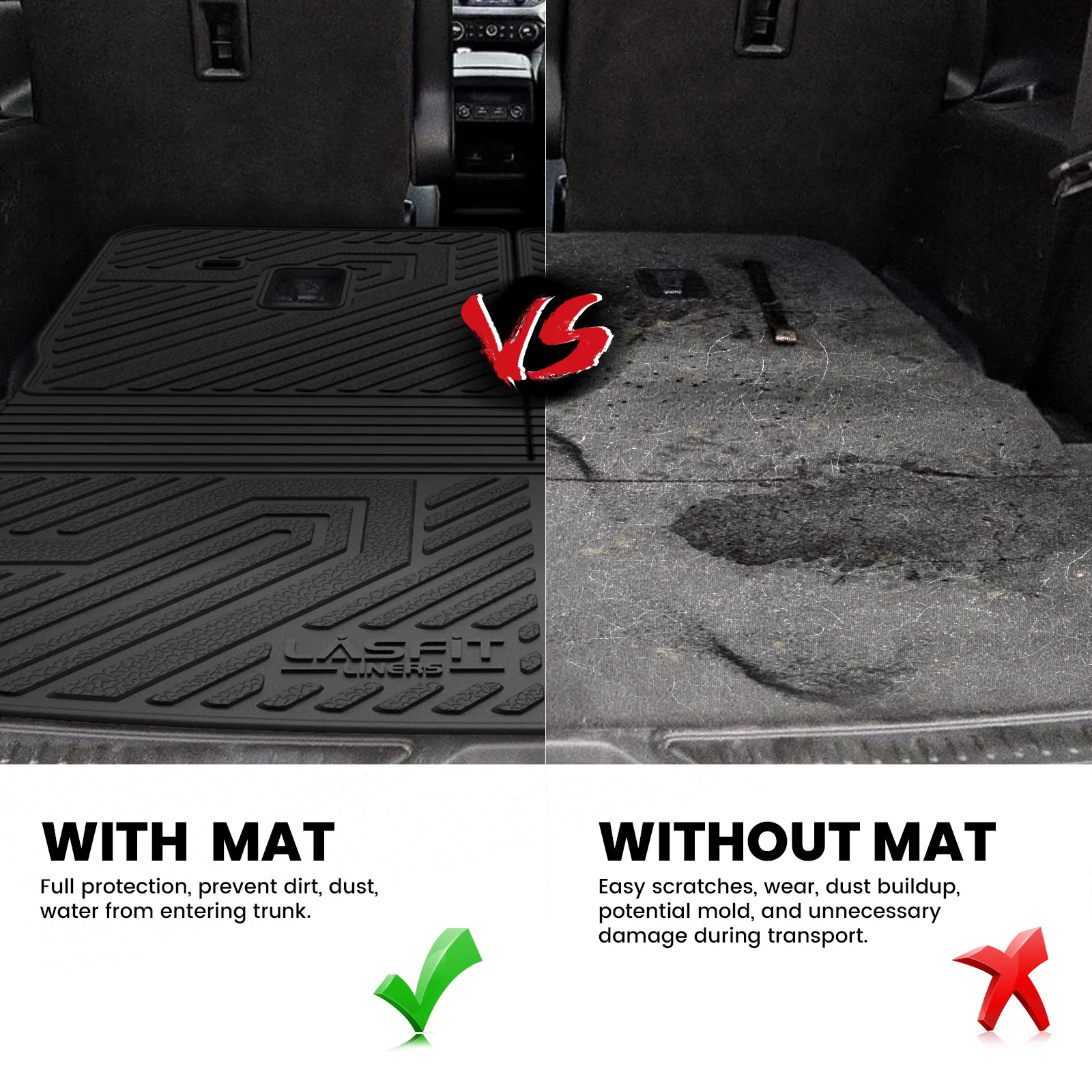 Fit for 2017-2023 GMC Acadia Floor Mats or Seatback & Cargo Mat - Image 11