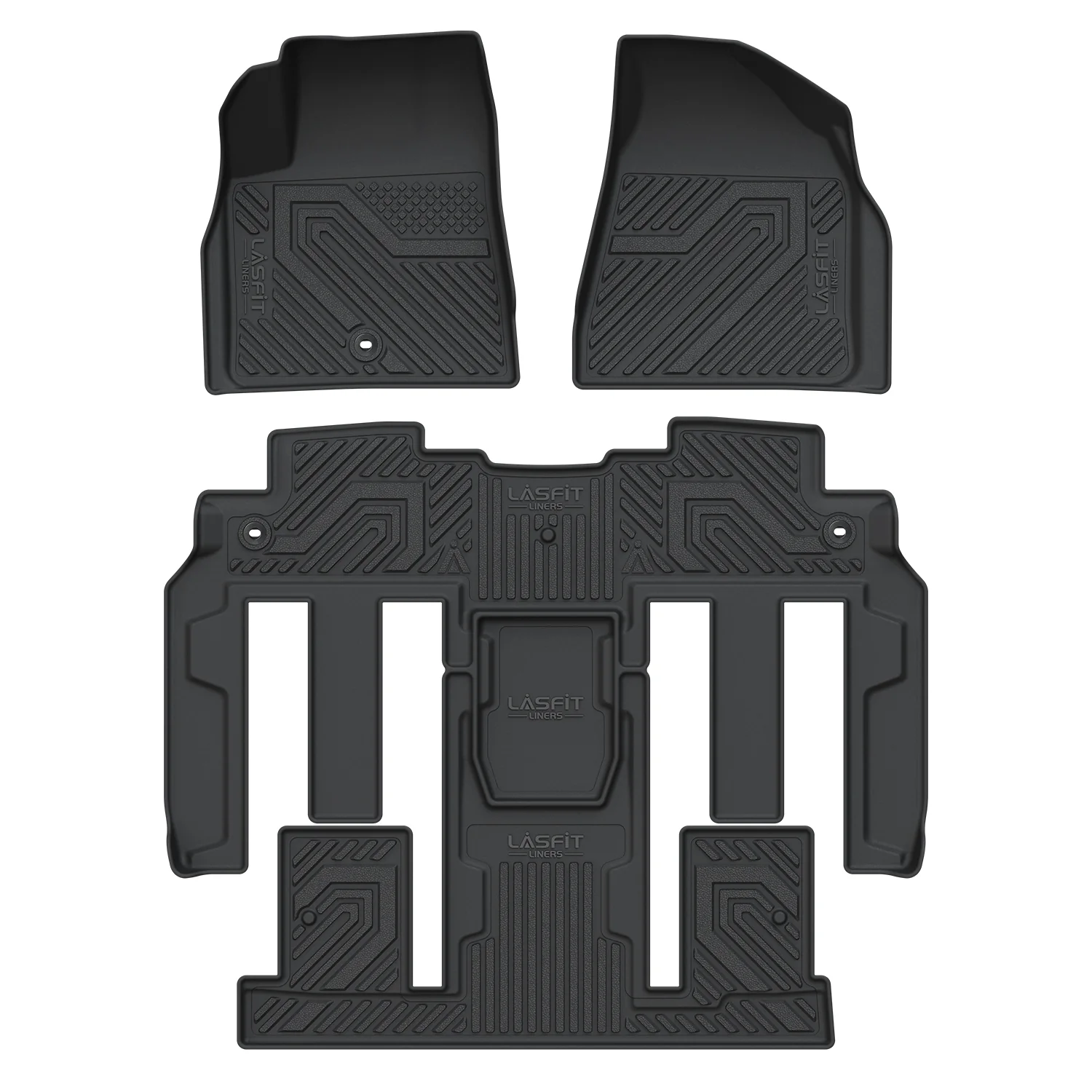 Fit for 2017 GMC Acadia Limited Floor Mats, Fit 2nd Row Bucket Seating Only