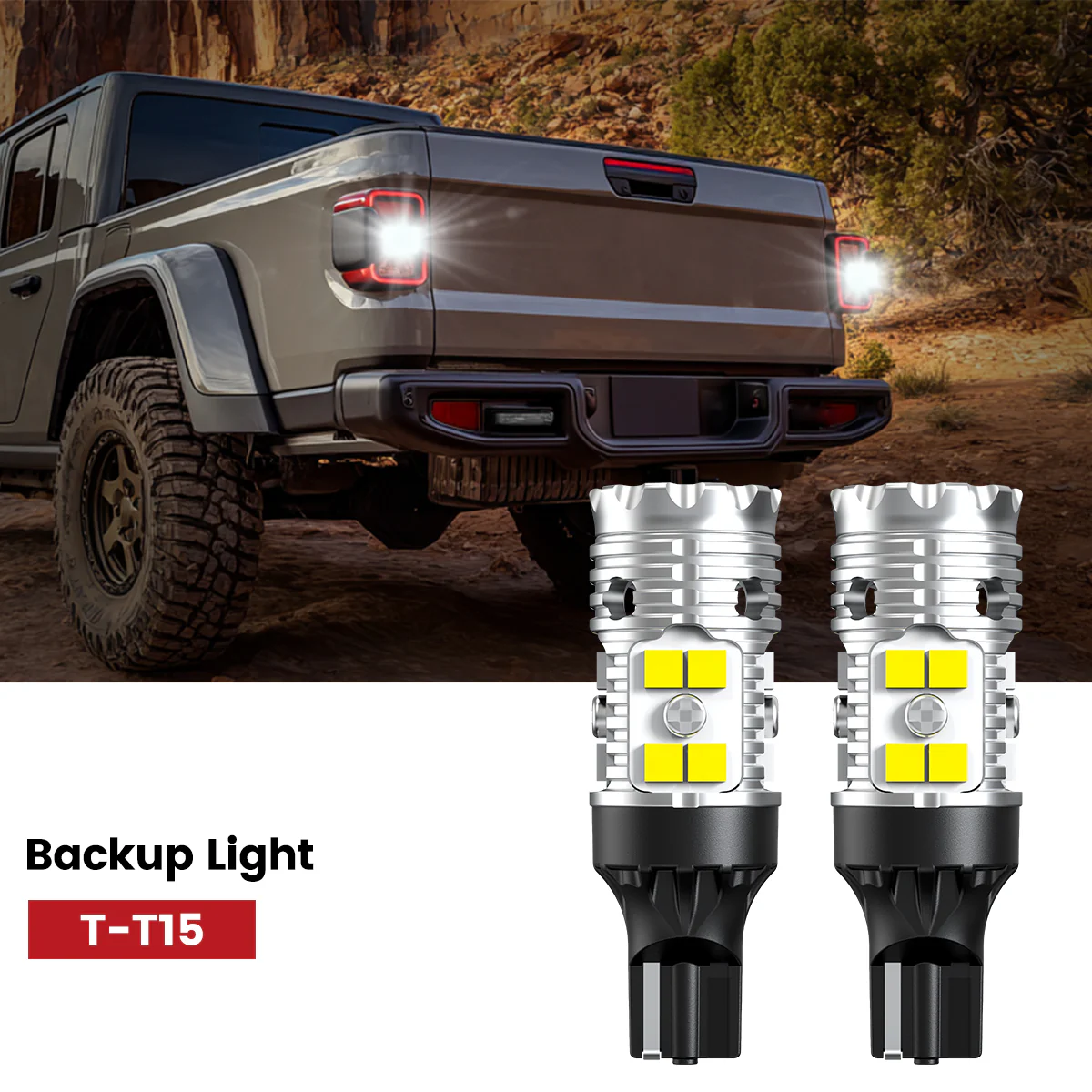 Fit for 2020-2025 Jeep Gladiator The Brightest LED Bulbs Upgrade | Tested and Verified - Image 18