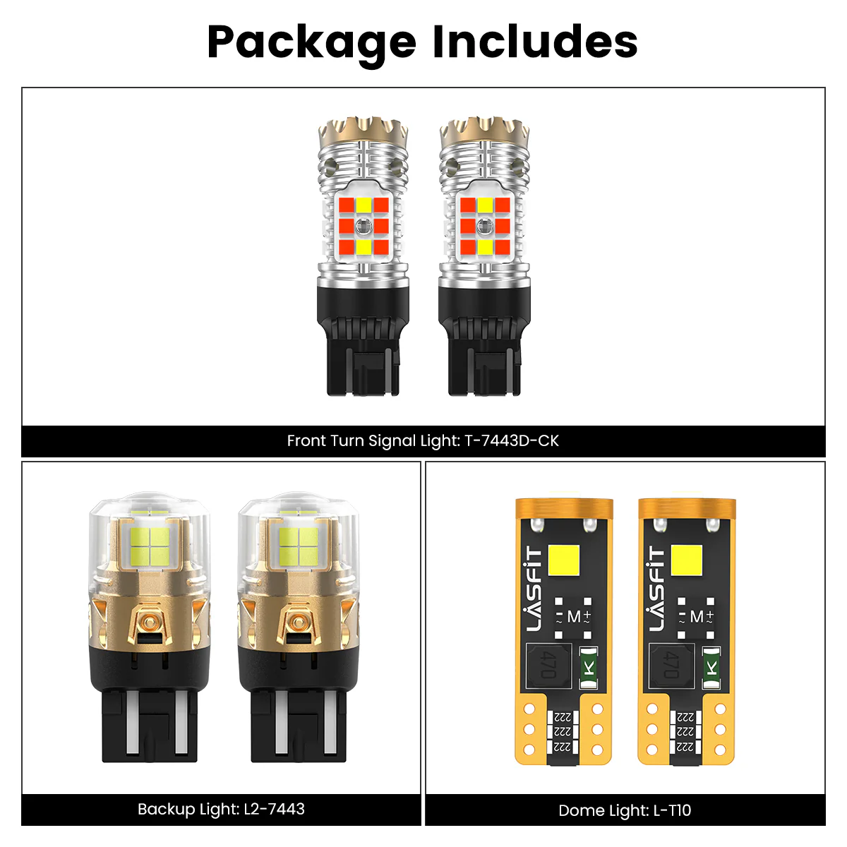 Fit for 2018-2026 Jeep Wrangler The Brightest LED Bulbs | Complete Lighting Upgrade Plan - Image 5