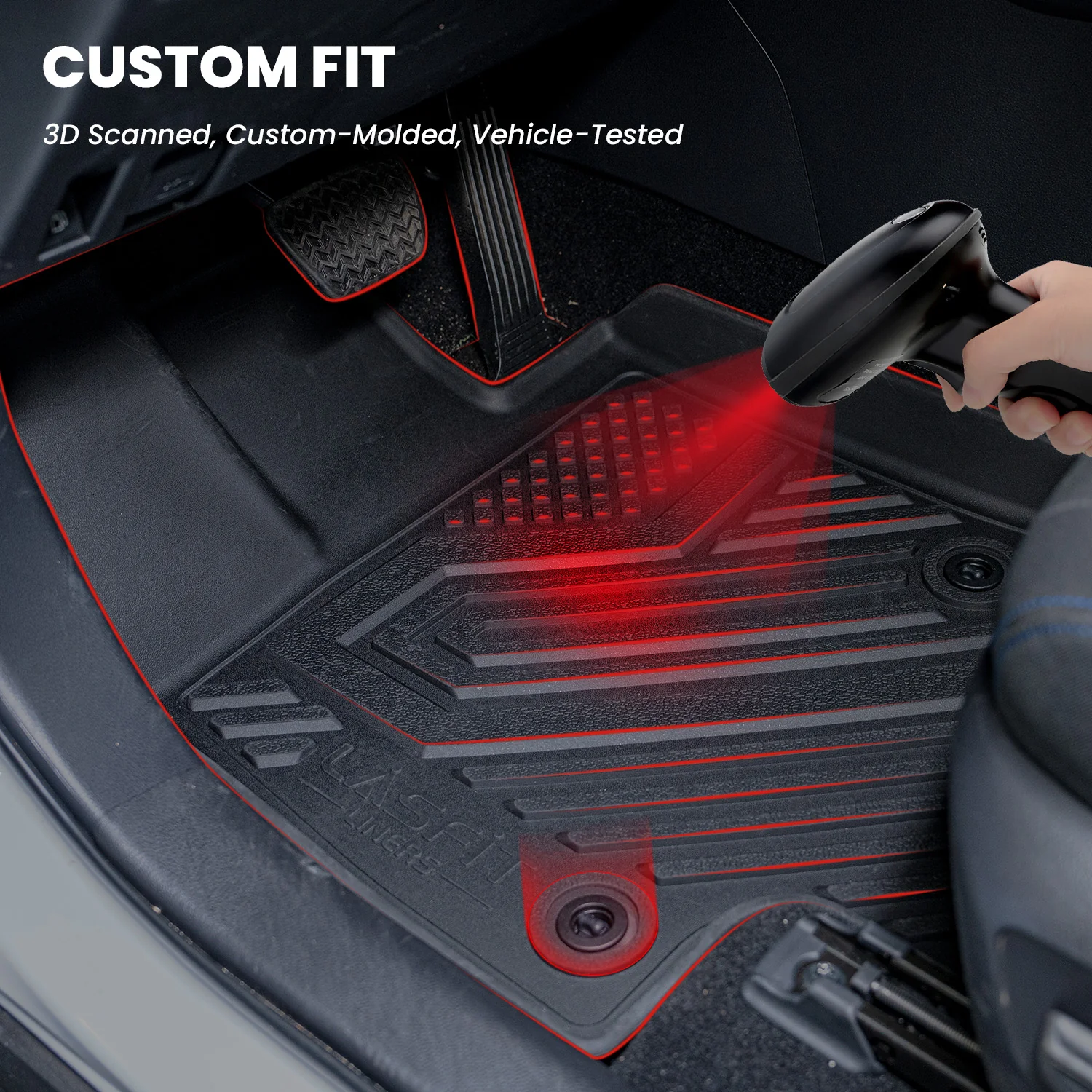 Fit for 2019-2025 Toyota RAV4 All-weather TPE Floor Mats & Cargo Mat - Image 37