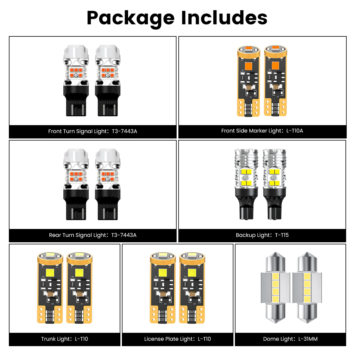 Fit for 2019-2024 Subaru Forester LED Bulbs Upgrade | Tested and Verified - Image 50