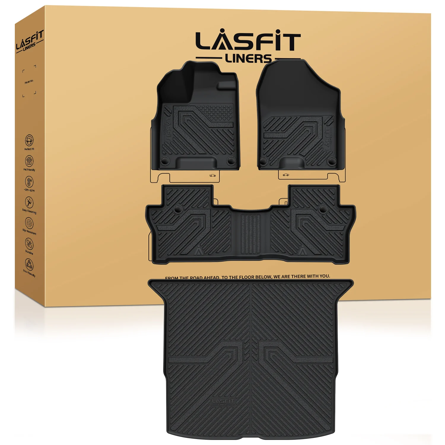 Fit for 2019-2025 Honda Passport Floor Mats or Cargo Mat - Image 9