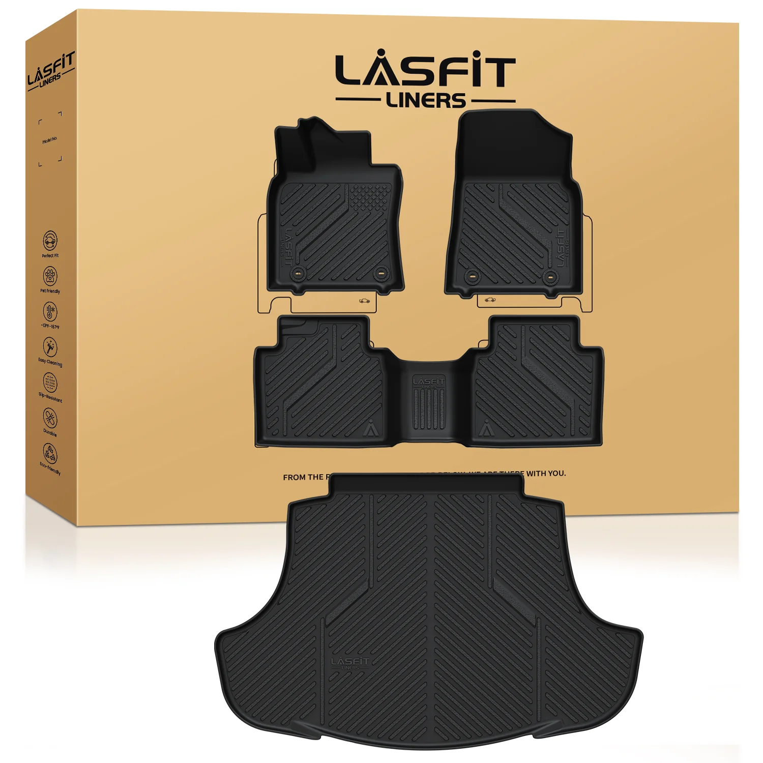 Fit for 2019-2025 Lexus ES Floor Mats, Fit FWD Only - Image 8