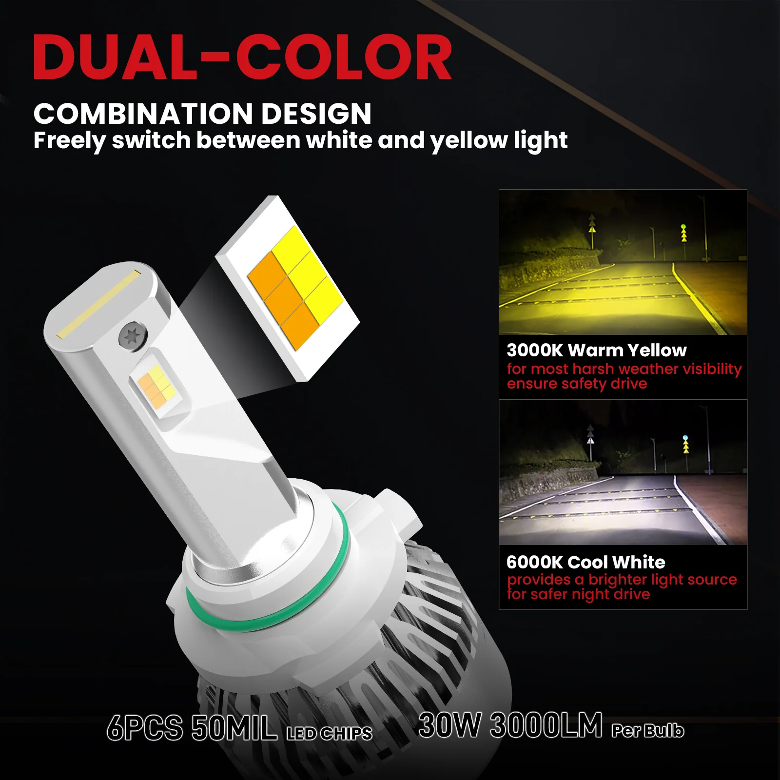 Fit for 2020-2022 Ford F-450 F-550 Super Duty The Brightest LED Bulbs Upgrade | Tested and Verified - Image 16